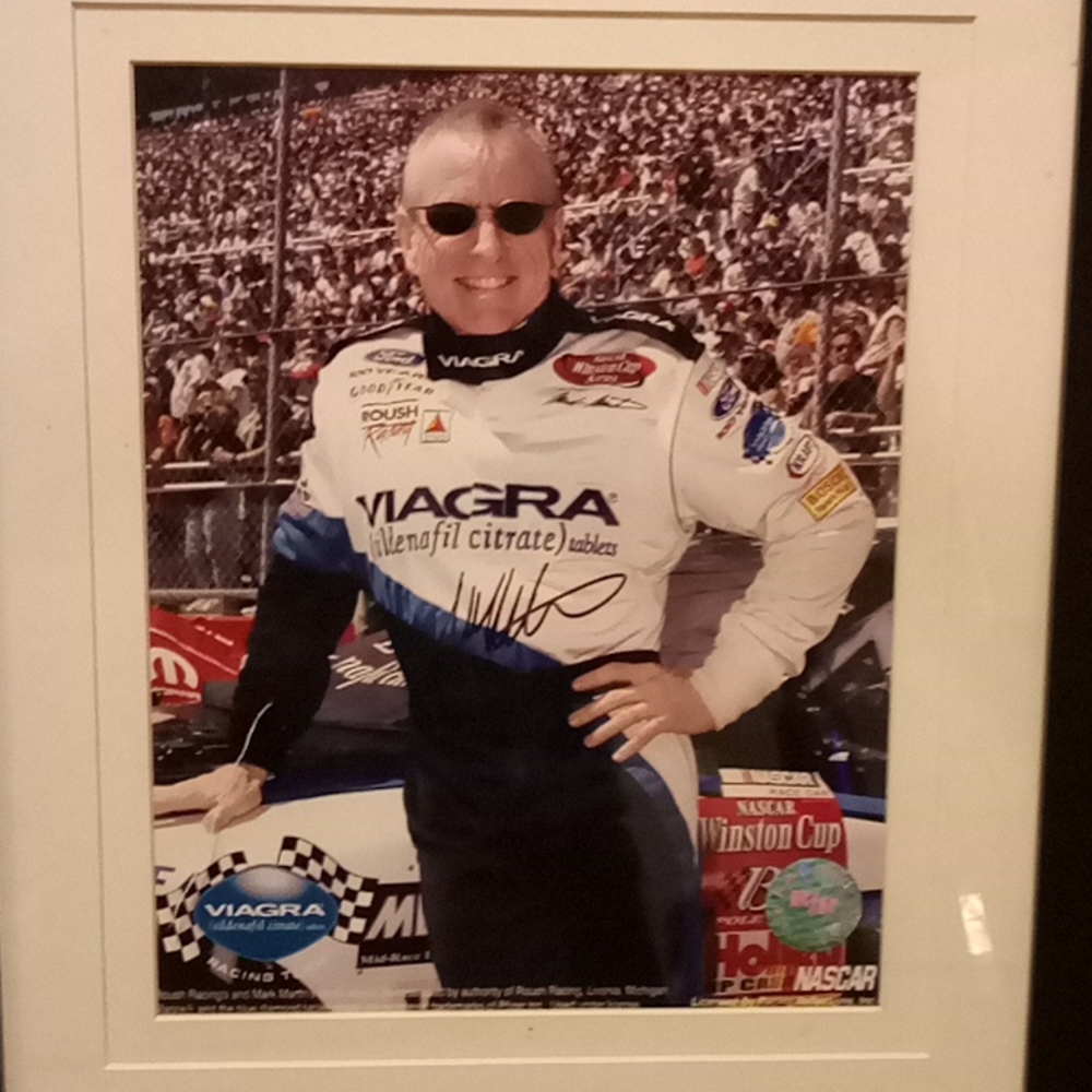 Mark Martin Autographed Picture